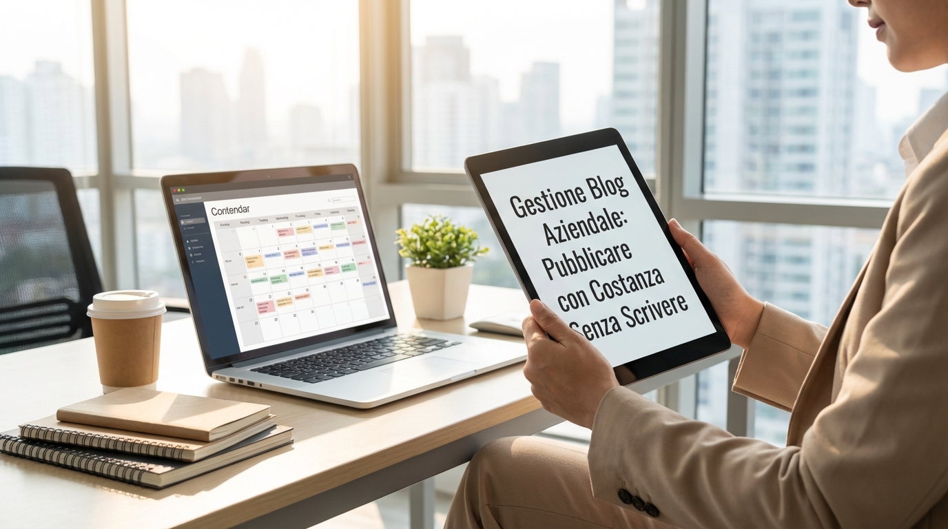 Gestione Blog Aziendale: Pubblicare con Costanza Senza Scrivere