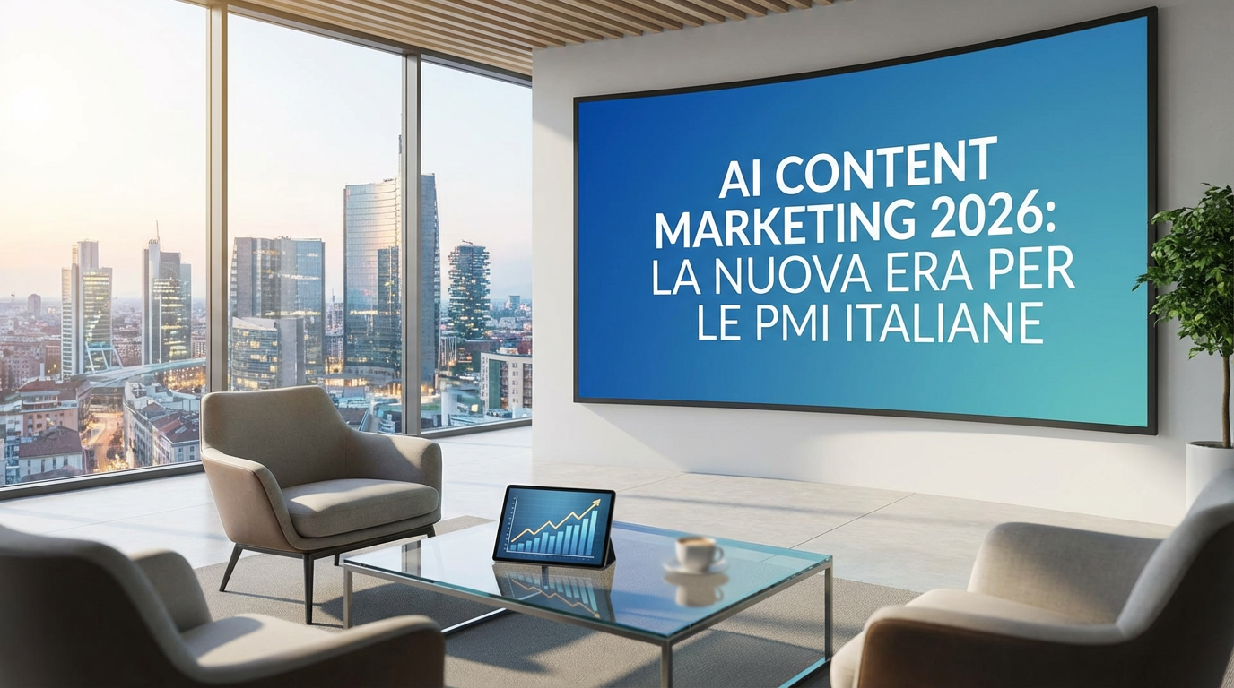 AI Content Marketing 2026: La Nuova Era per le PMI Italiane