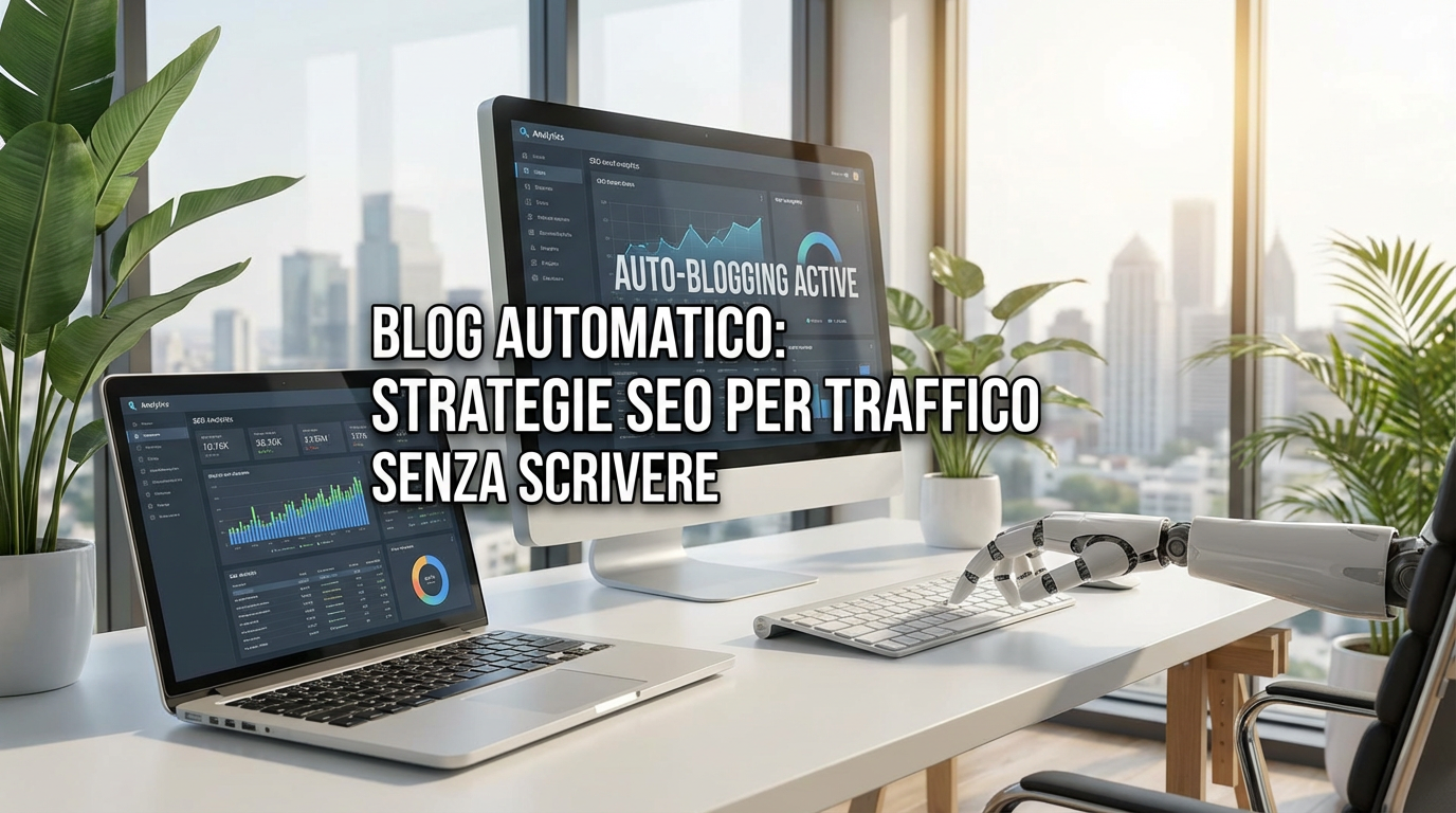 Blog Automatico: Strategie SEO per Traffico Senza Scrivere