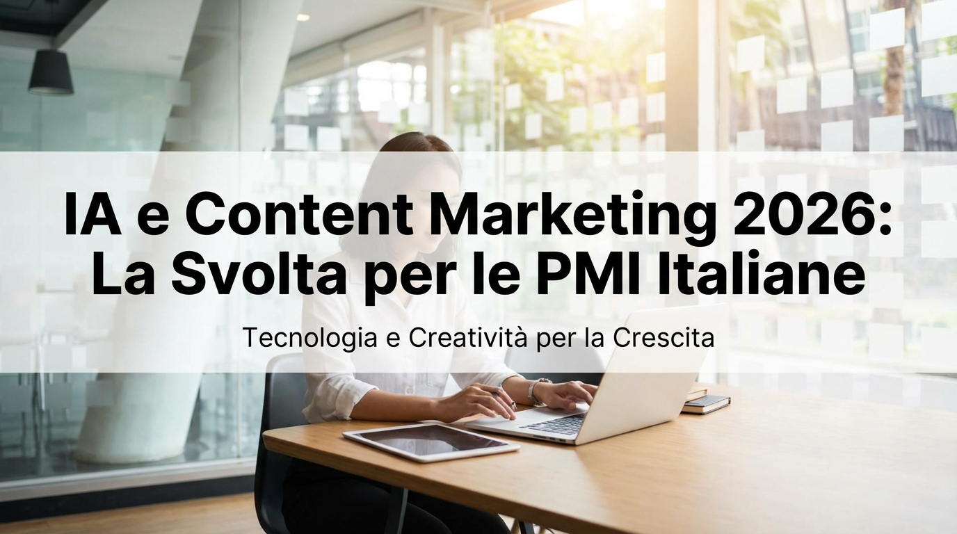 IA e Content Marketing 2026: La Svolta per le PMI Italiane
