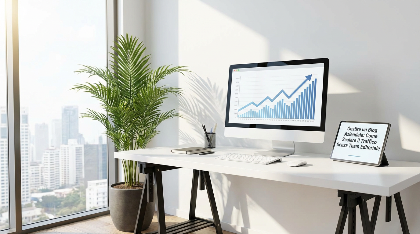 Gestire un Blog Aziendale: Come Scalare il Traffico Senza Team Editoriale