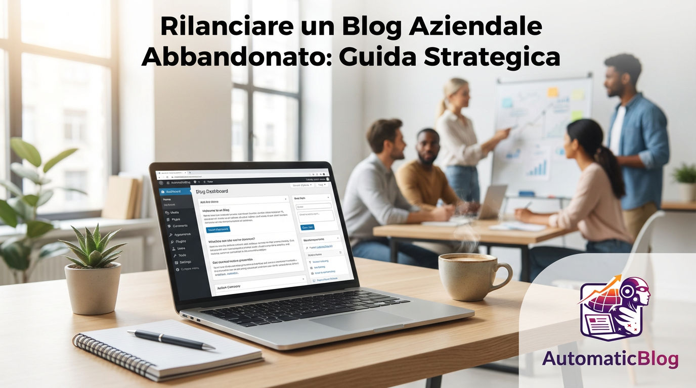Rilanciare un Blog Aziendale Abbandonato: Guida Strategica