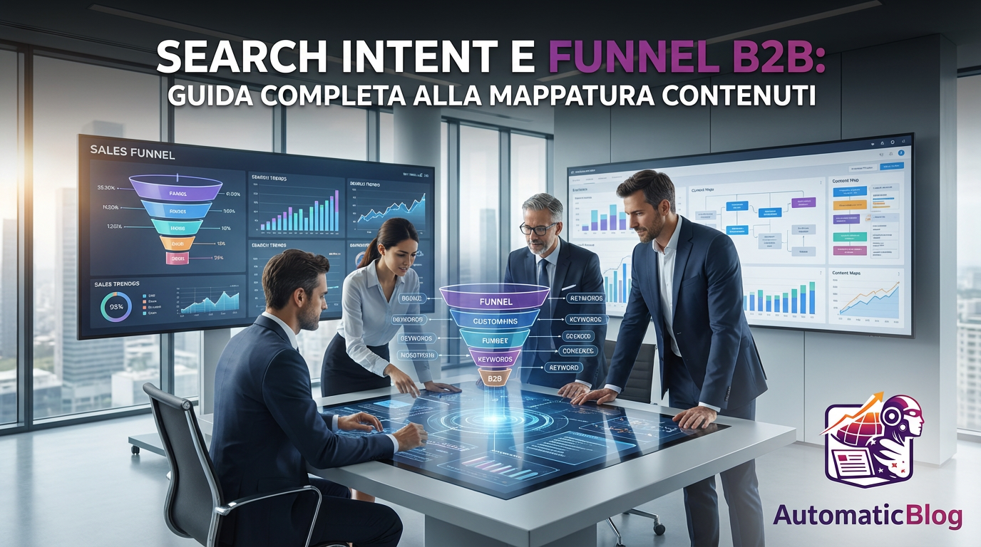 Search Intent e Funnel B2B: Guida Completa alla Mappatura Contenuti