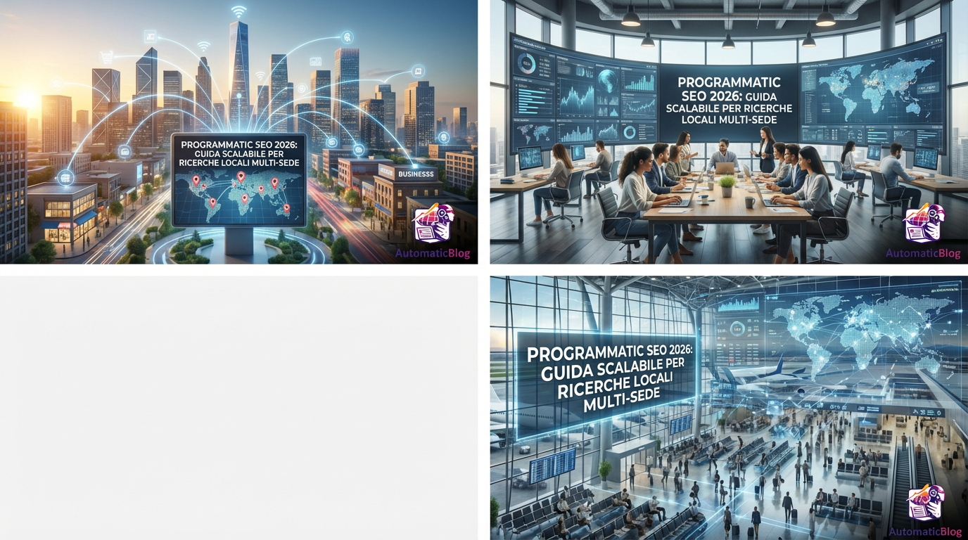 Programmatic SEO 2026: Guida Scalabile per Ricerche Locali Multi-Sede