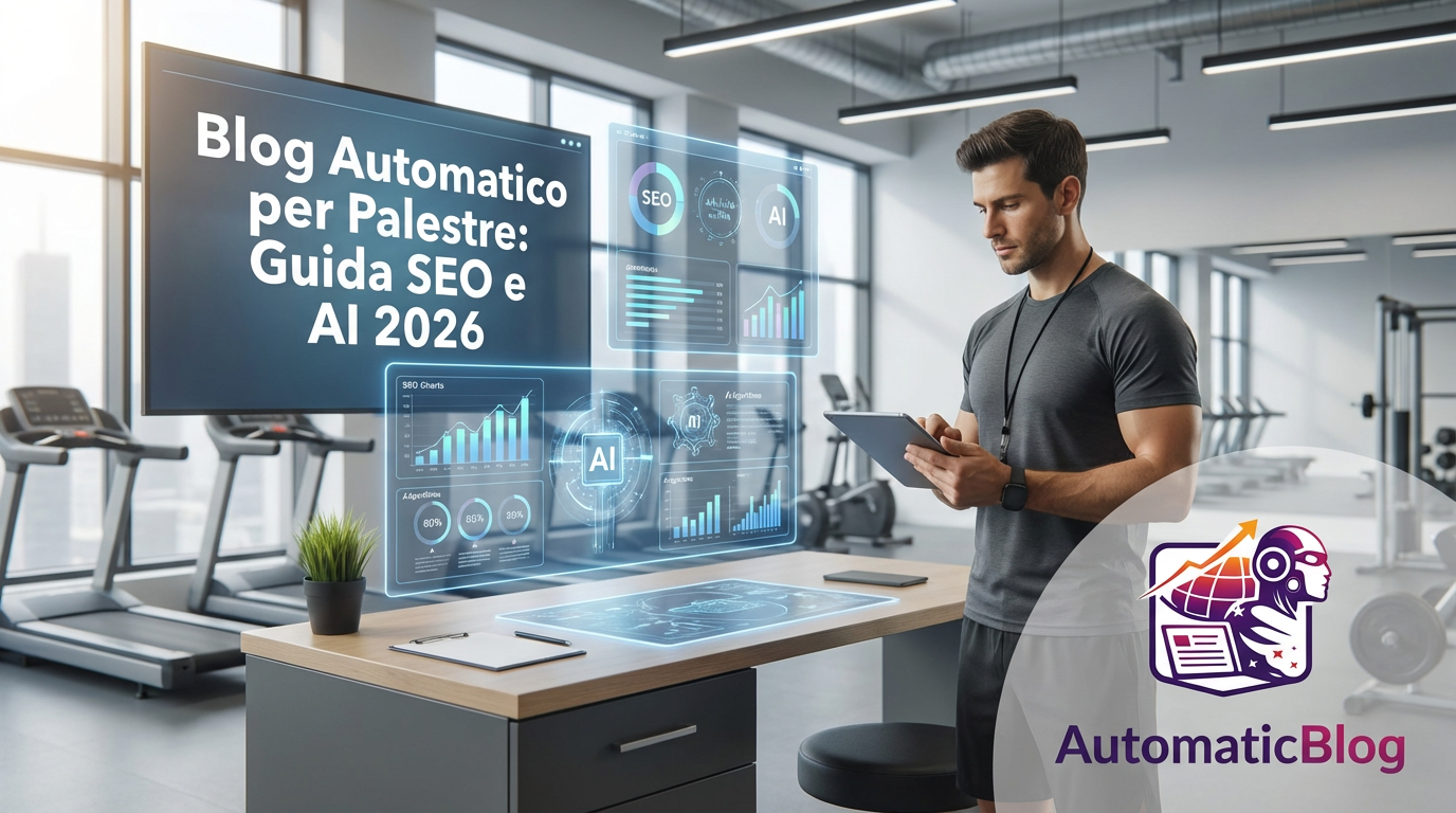 Blog Automatico per Palestre: Guida SEO e AI 2026