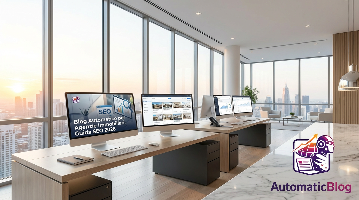 Blog Automatico per Agenzie Immobiliari: Guida SEO 2026
