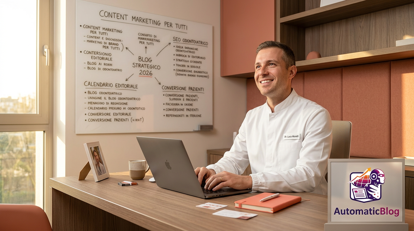 Perché un dentista deve avere un blog nel 2026
