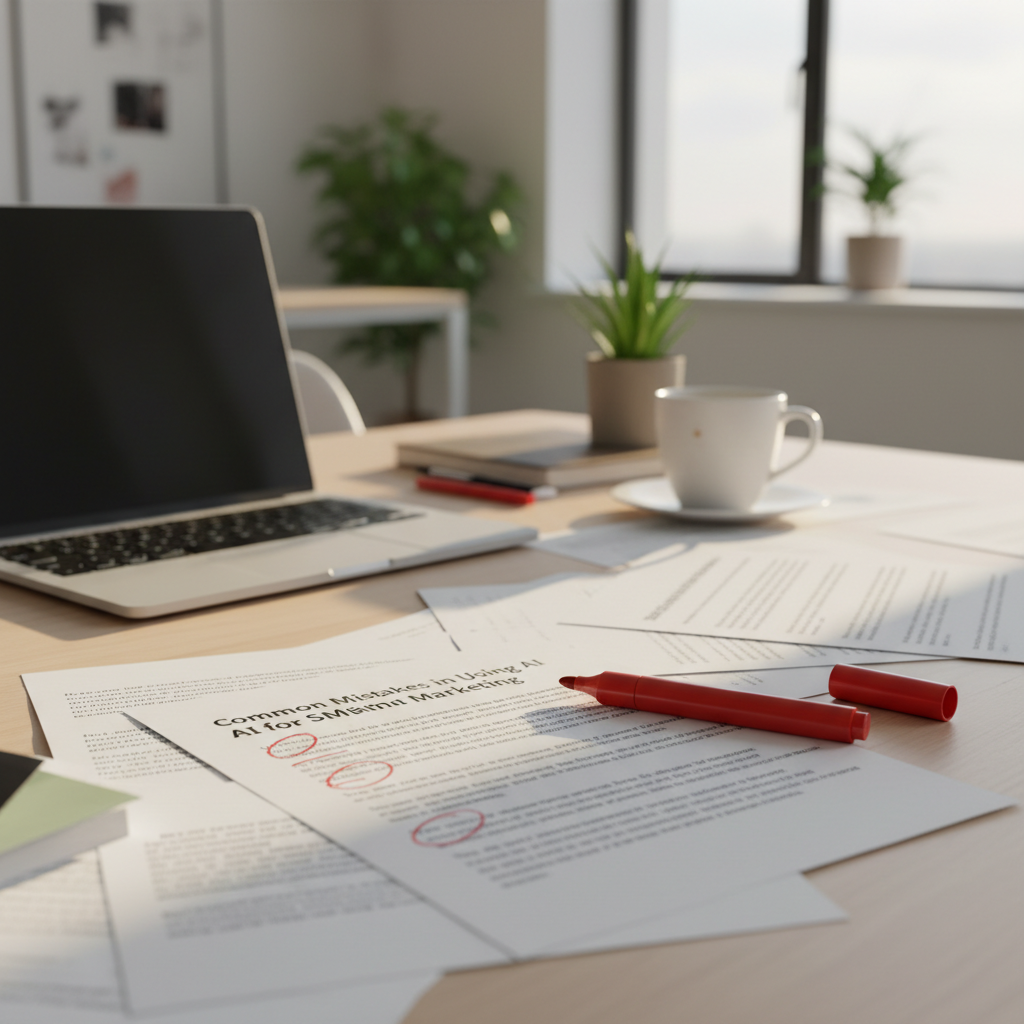 marketing digitale PMI AI e automazione — Errori comuni nell'uso dell'AI per il marketing delle PMI